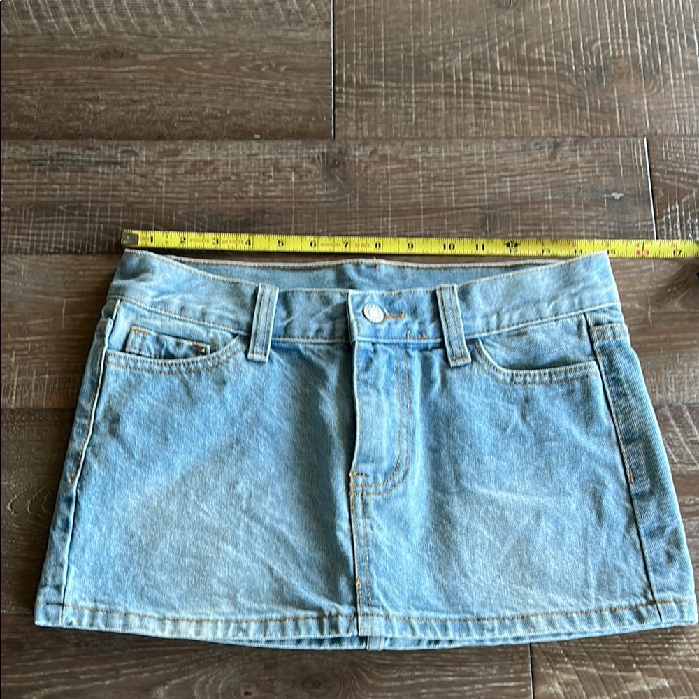 Denim Mini Skirt